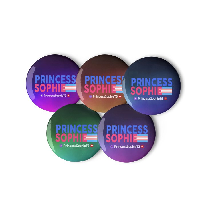 PrincessSophieTG Buttons product image (3)