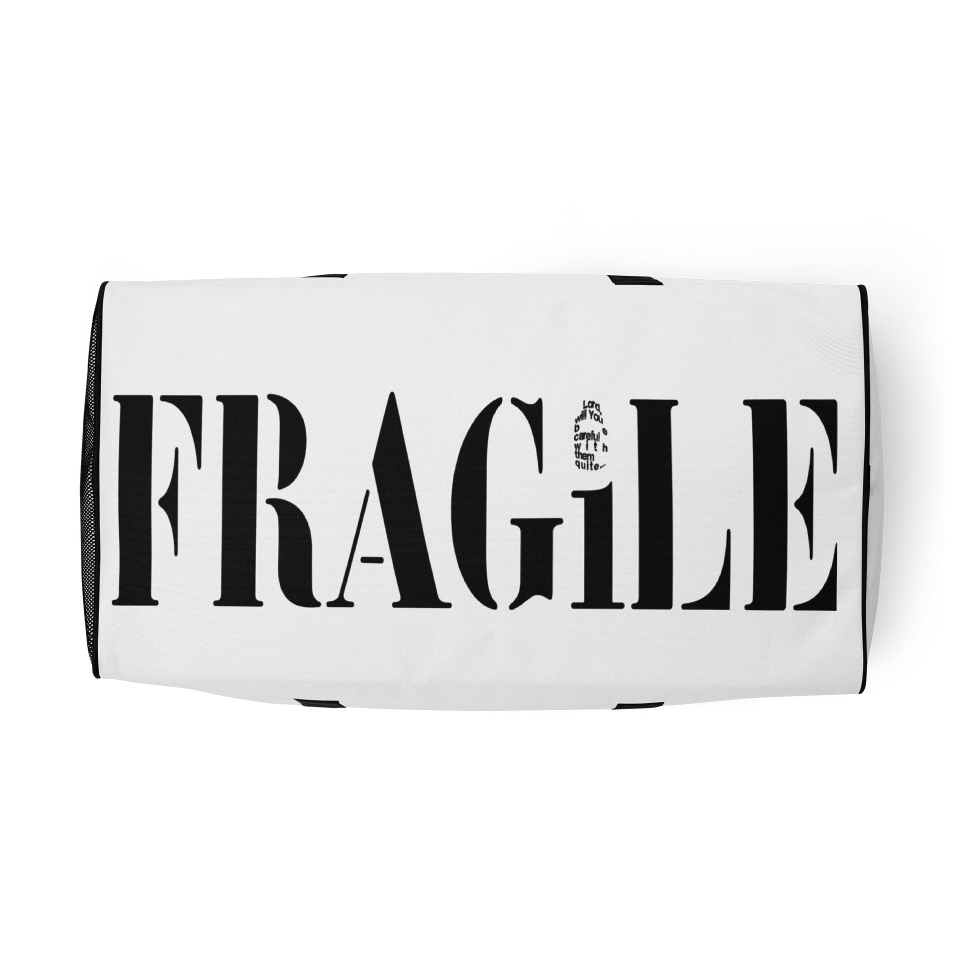FRAGiLE White Duffel Bag product image (5)