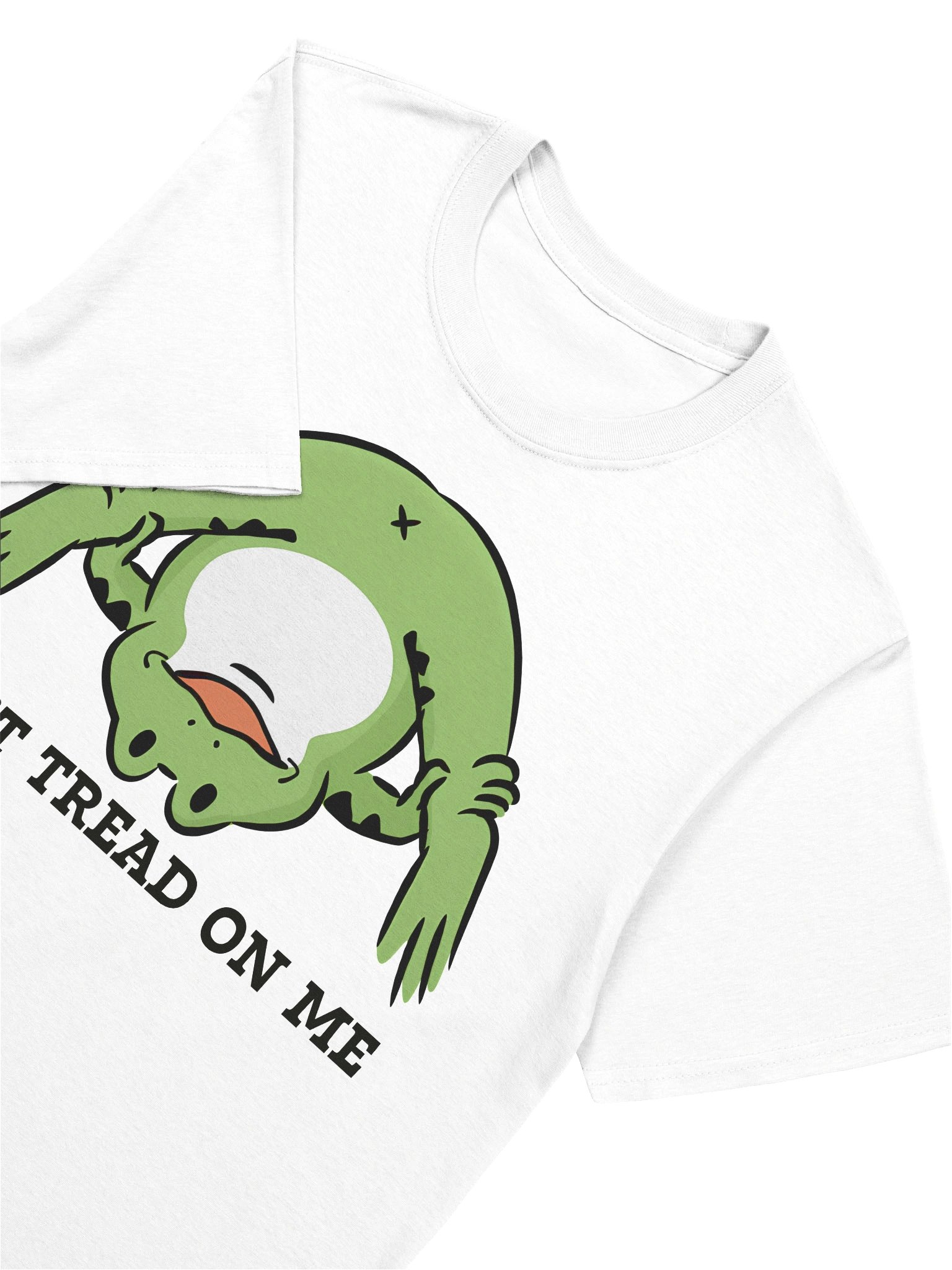 Whimsical Upside-Down Frog Cartoon T-Shirt product image (51)