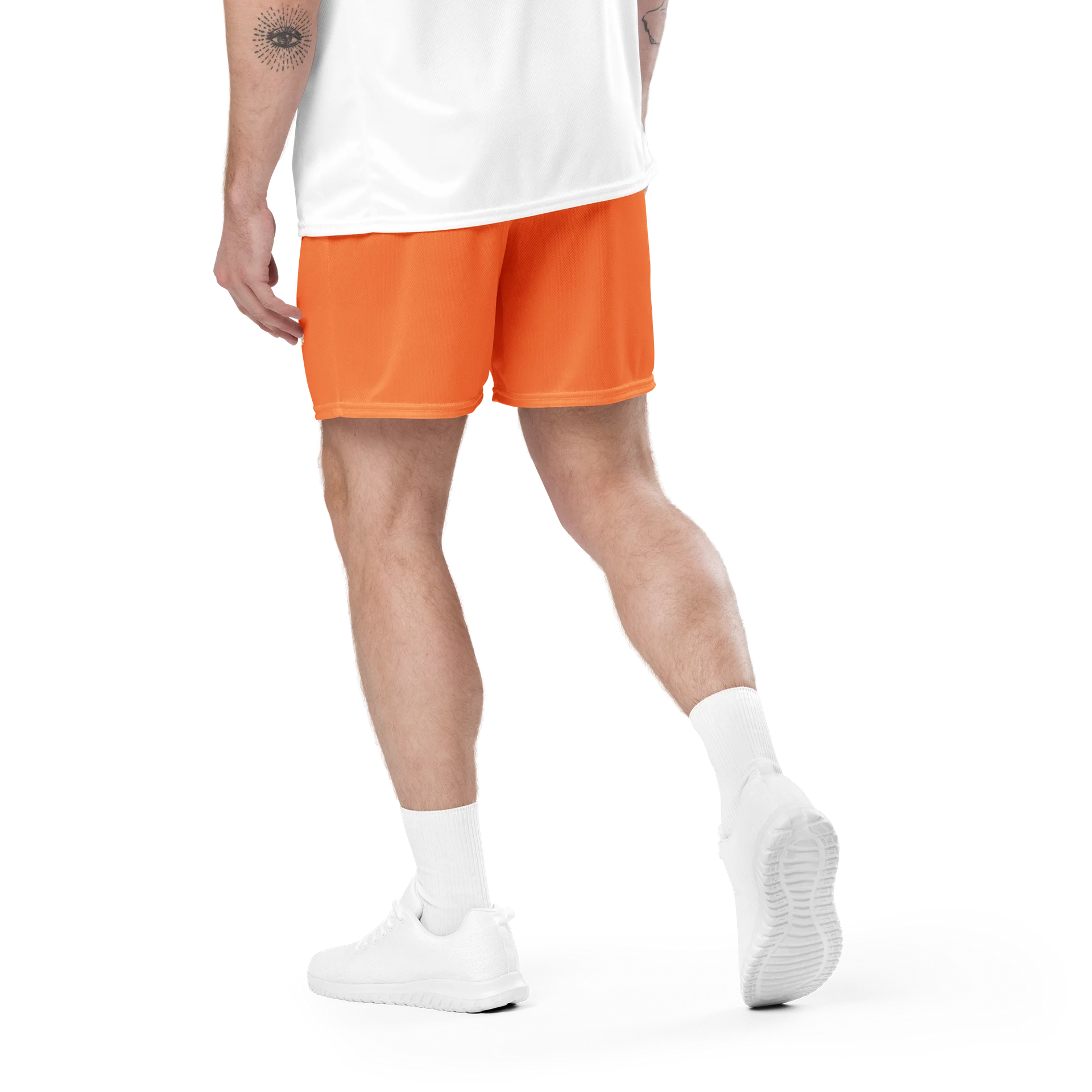 His House Mens Performance Mesh Shorts - Orange product image (2)