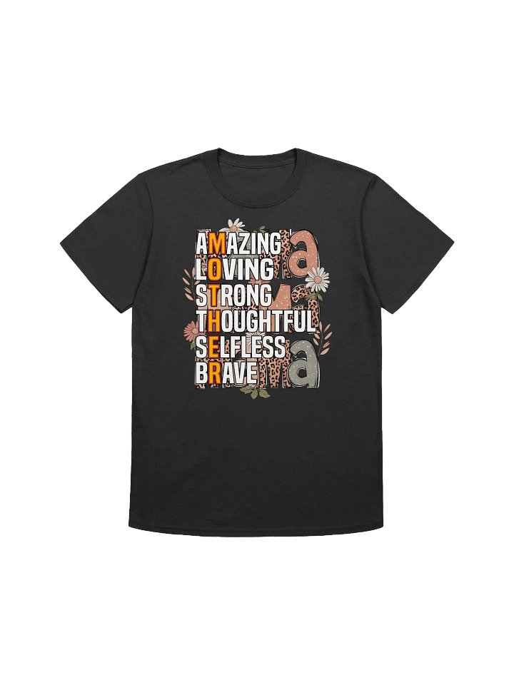 Amazing Mama - Positive Mother Adjectives Graphic T-Shirt product image (1)