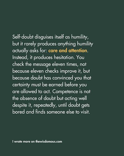 On competence.