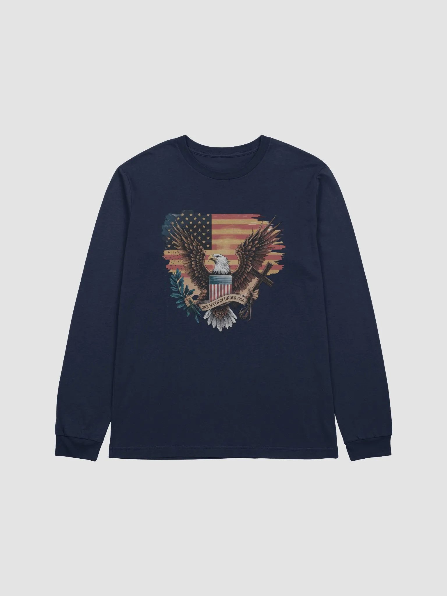 One Nation Under God Long Sleeve Tee product image (1)