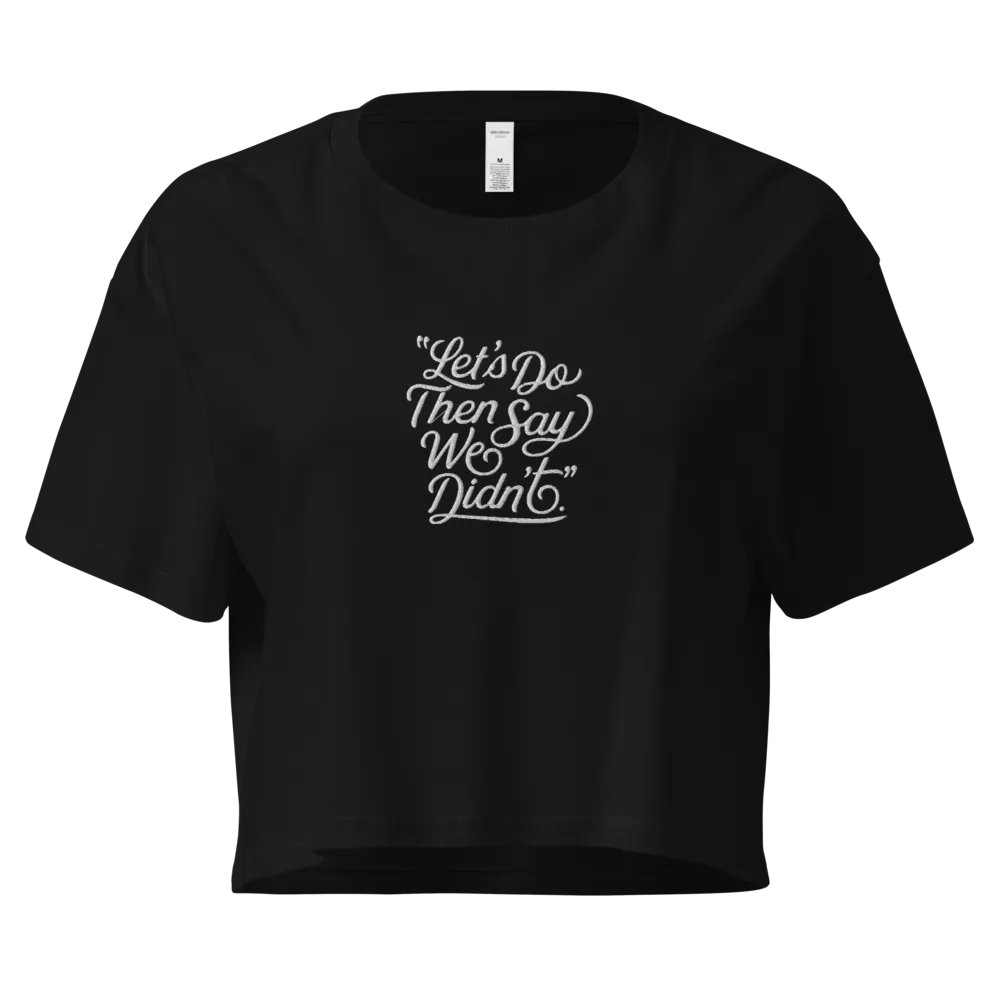 No Regrets Crop Top product image (1)