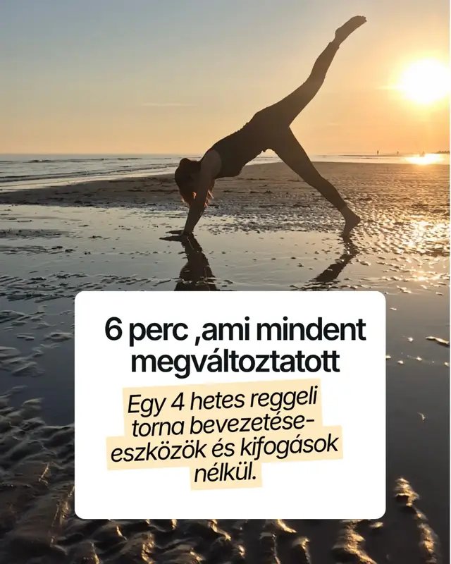 ​Van valami egészen különleges abban, amikor megadom magamnak ezt a pár csendes percet, mielőtt a nap beindulna. Telefon nélkül, distraction nélkül, kifogások nélkül. ​Ez az egyik legfontosabb apróság, amit magamért teszek. Végre valóban gondoskodom arról a testről, amitől elvárom, hogy az elkövetkező évtizedekben is hűségesen vigyen tovább az utamon. Te megadod magadnak ezt a 6 percet reggel? Írd meg kommentben!  Írd,hogy 