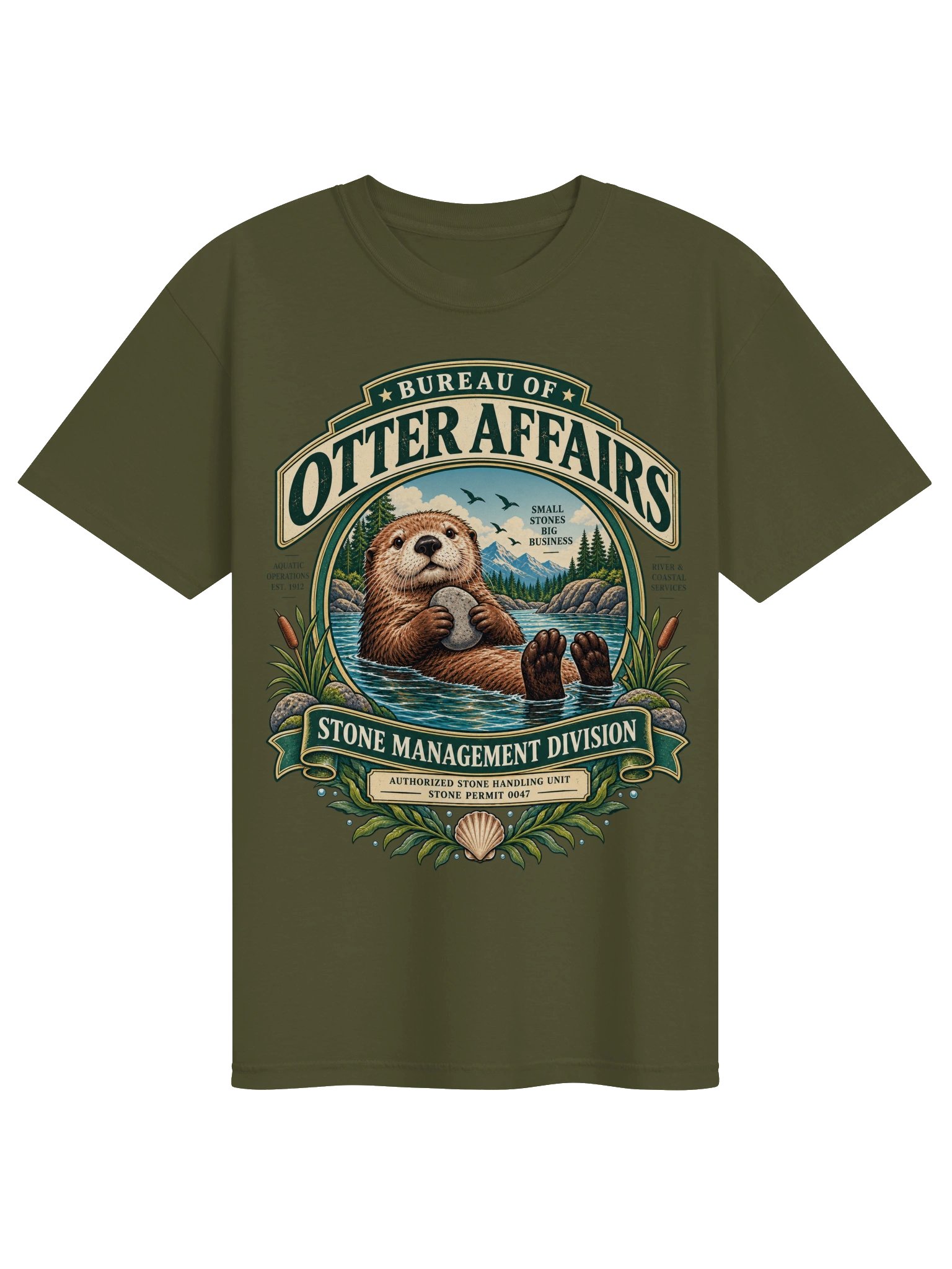 Bureau of Otter Affairs Heavyweight Tee product image (1)