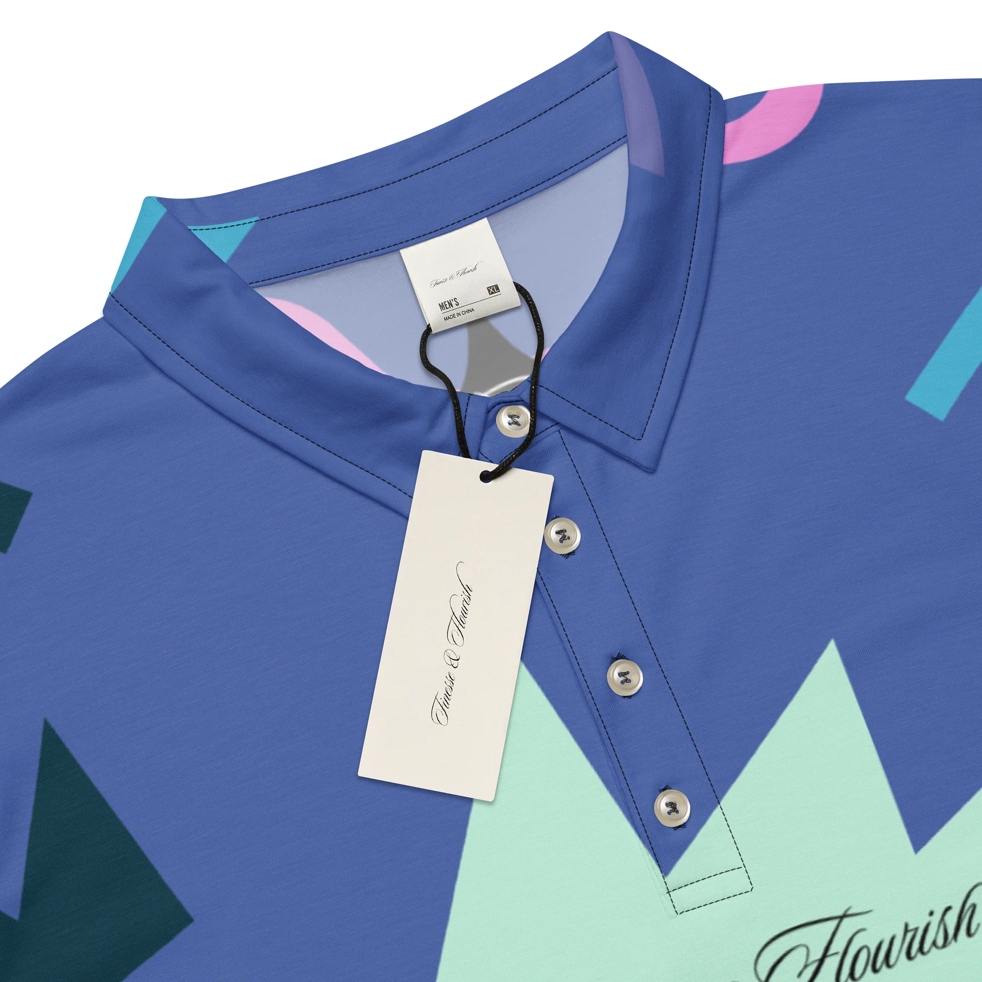 F&F Script 92 Crowns Slim Fit Polo Shirt product image (4)