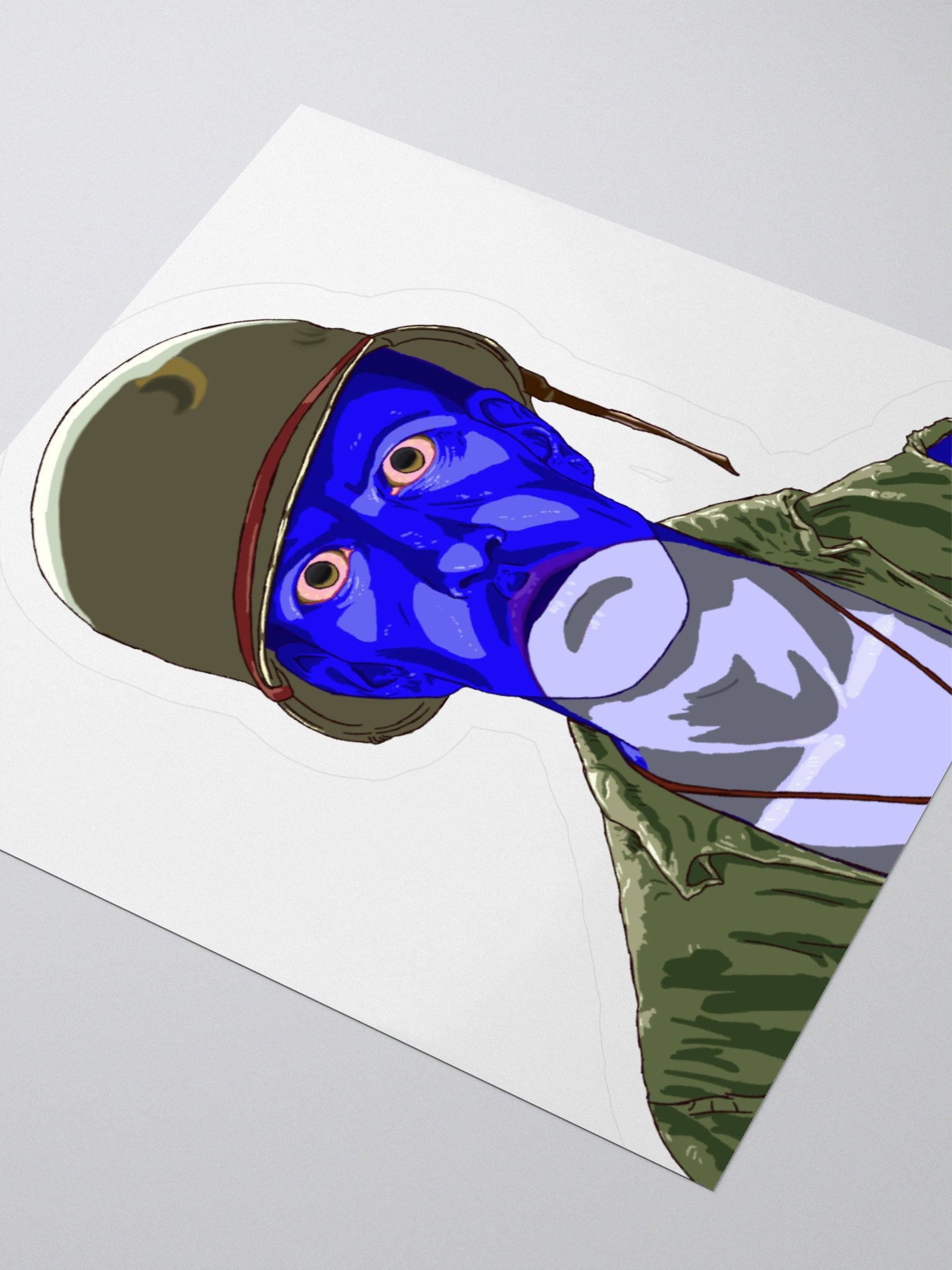 A Thousand Frog Stare Sticker product image (3)