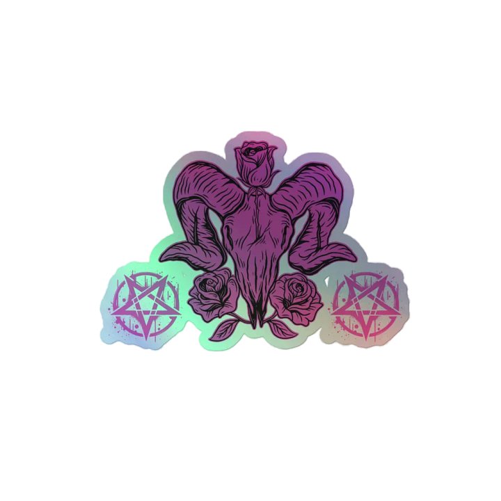 Darkness is Beautiful Hologram Sticker product image (2)