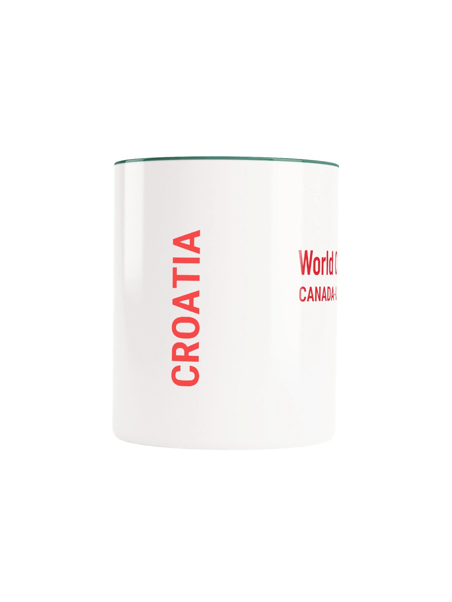 Croatia 2026 World Cup Flag Mug - Croatia Soccer Fan Coffee Cup - Premium Two-Tone Ceramic Mug product image (5)