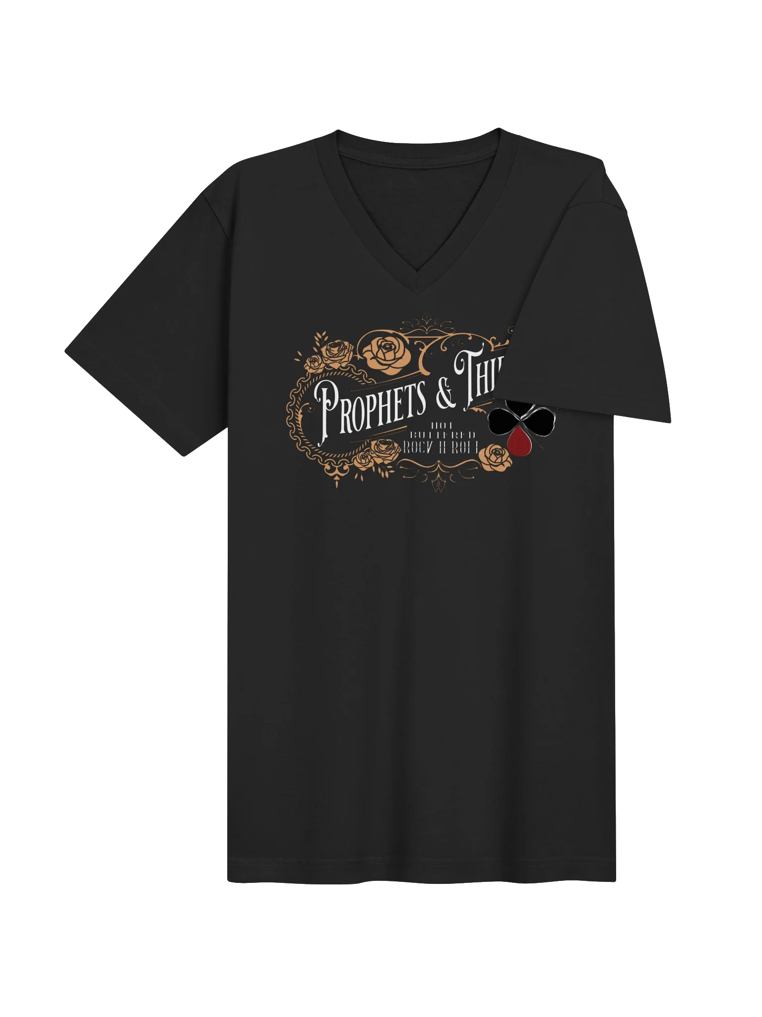 V Neck Logo T Shirt product image (4)