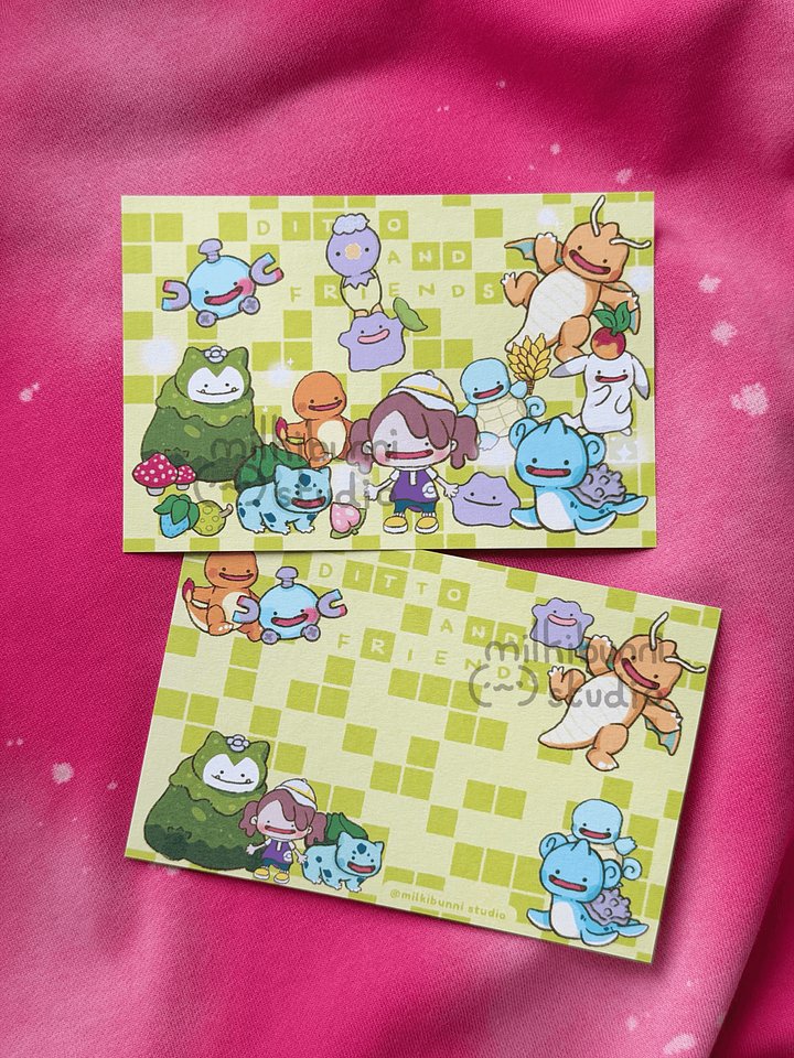 Ditto and Friends Postcard product image (1)