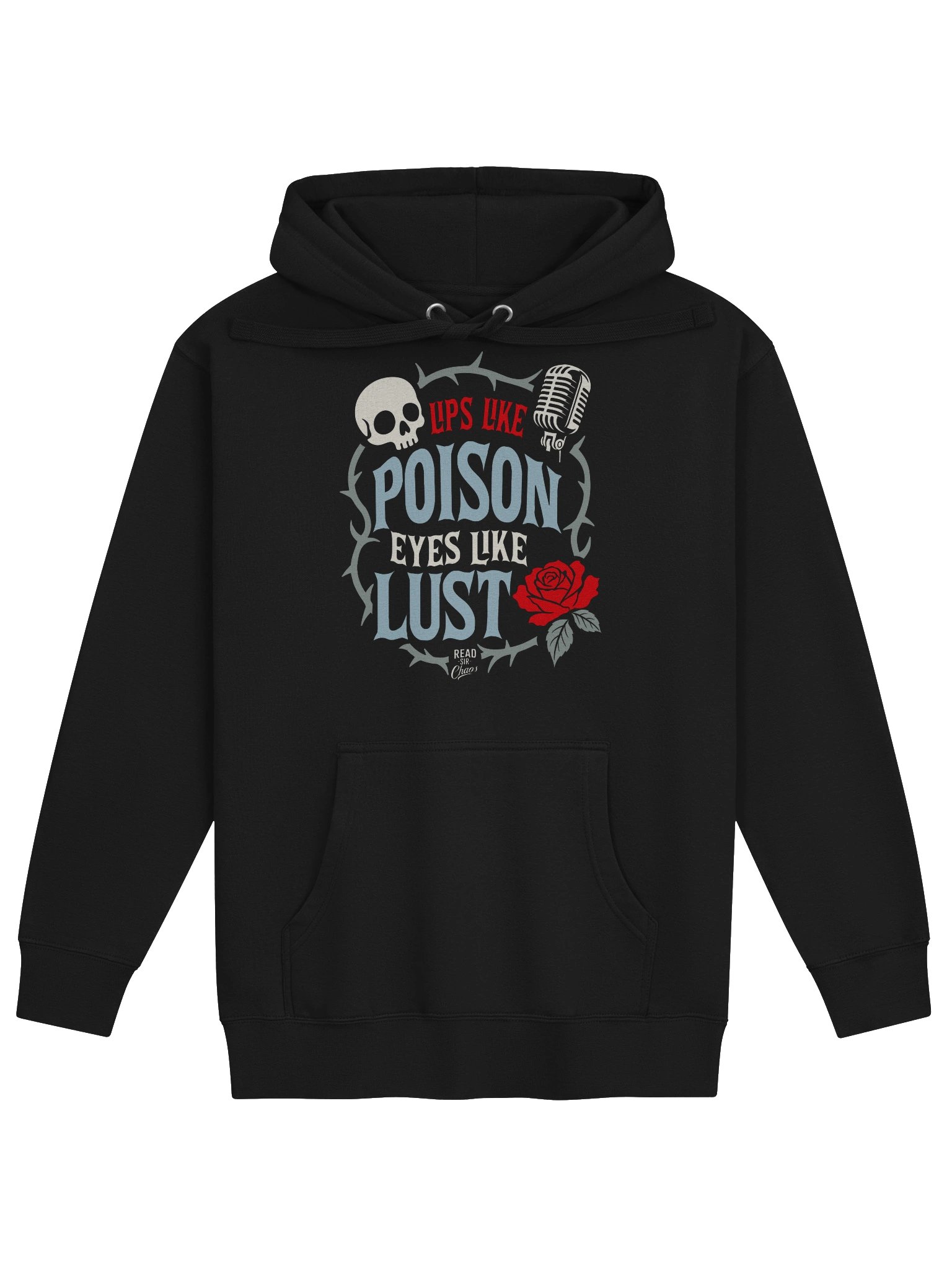 Lips Like Poison Pull Over Hoodie product image (1)