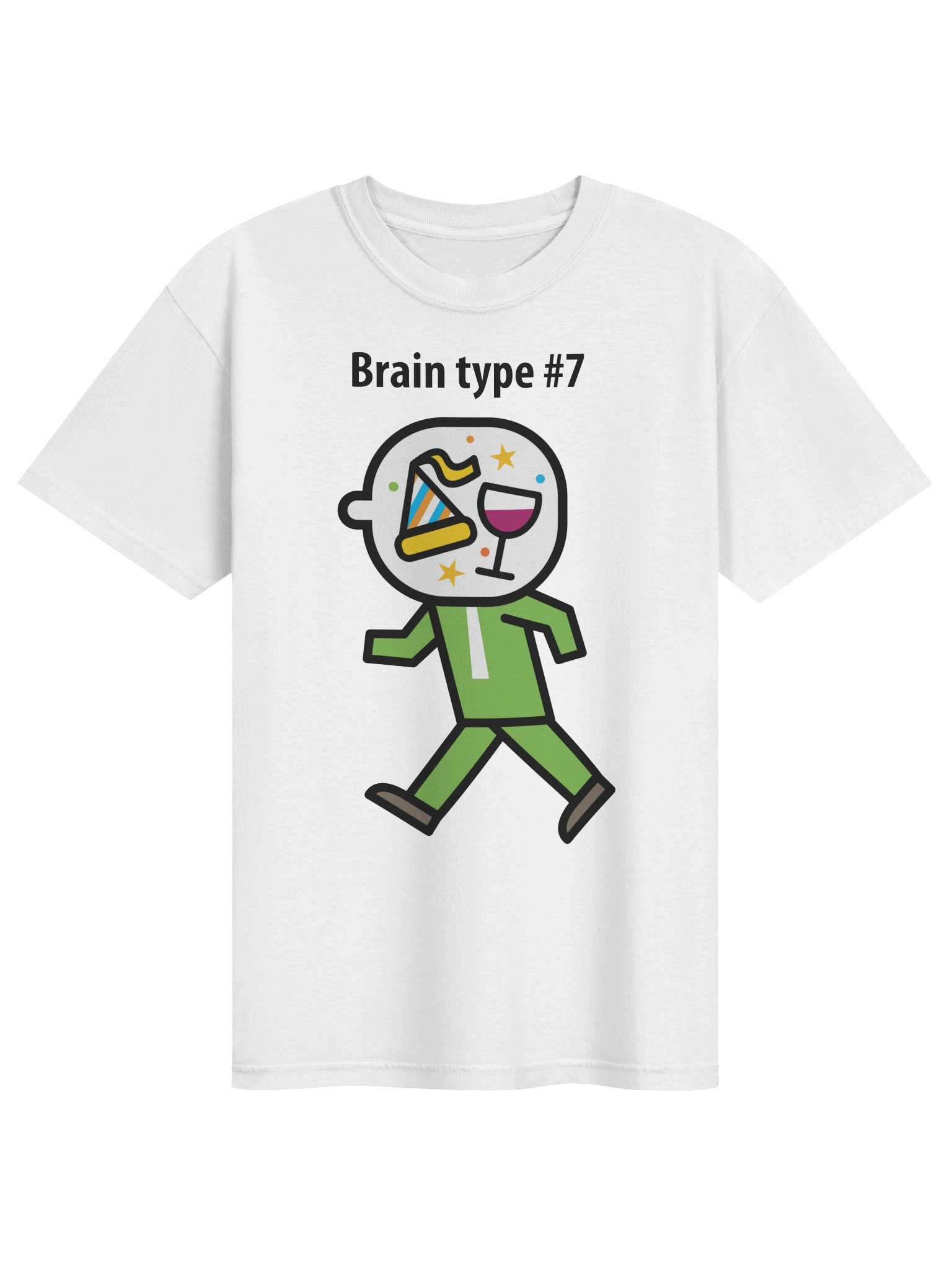 Brain type #7 t-shirt product image (1)