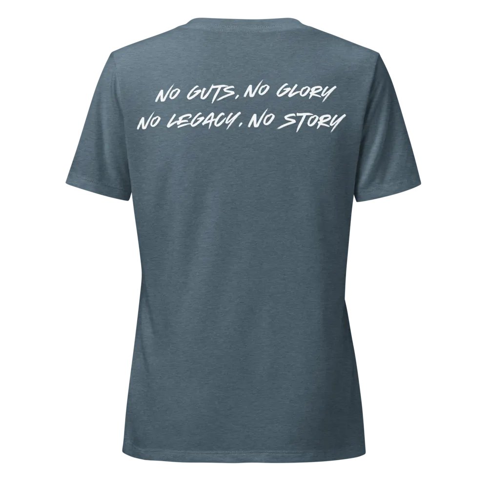 Woman's V Neck | Blue Jean | White/Blue product image (3)