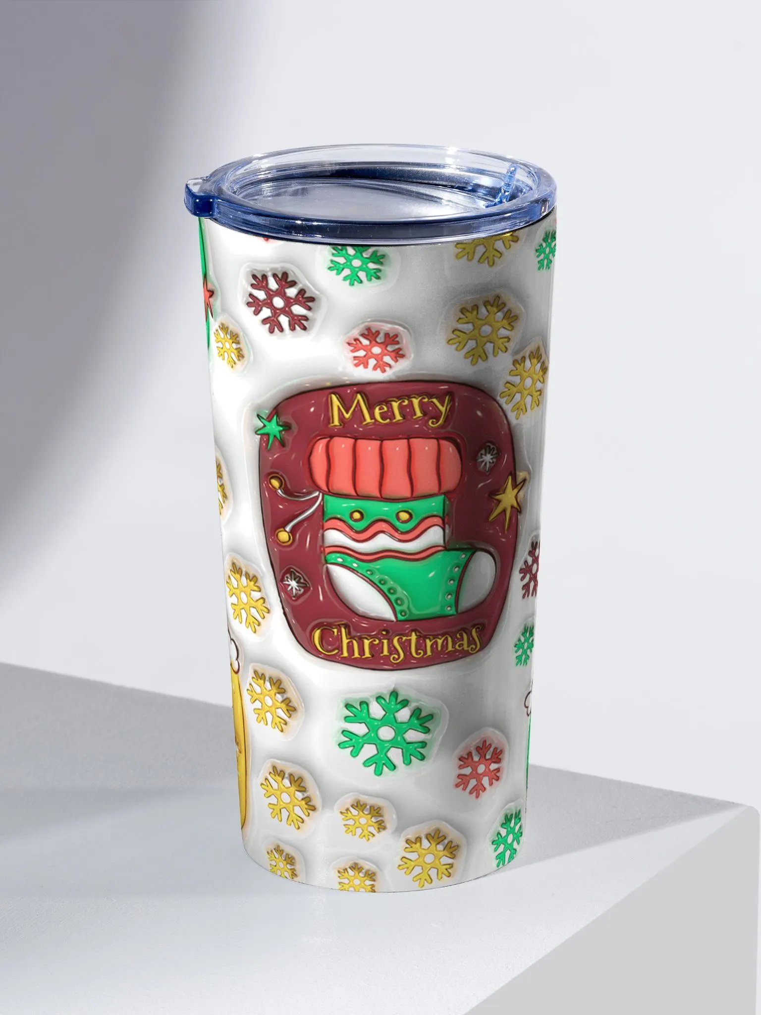 Cozy Christmas Holiday Stainless Steel Tumbler product image (2)
