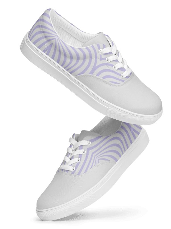 Symmetric Waves Men's Canvas Shoes product image (2)