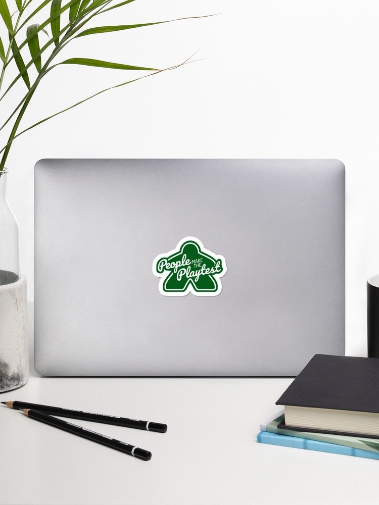 Big Meeple Green PMTP Vinyl Sticker product image (2)
