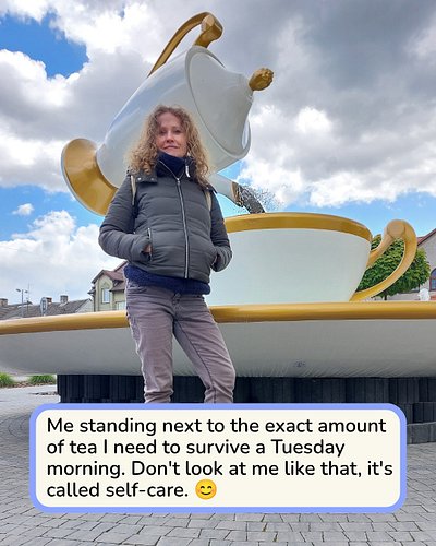 Tag that one friend who takes their morning caffeine routine way too seriously. 😂

#teaparty #teatime #giantteapot #tealovers...