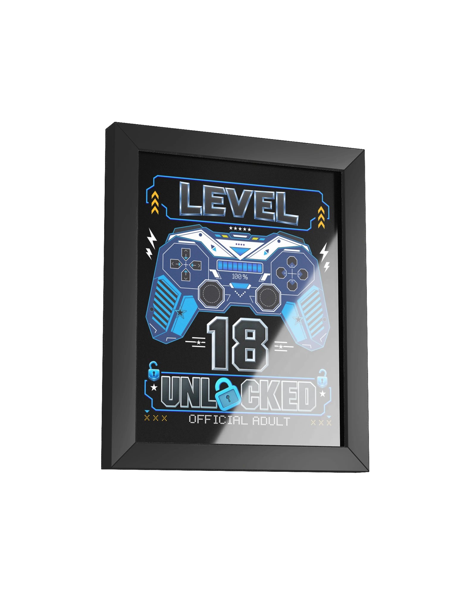 Gaming Framed Poster - 18th Birthday Gift product image (2)