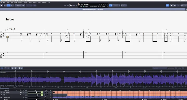 Charlotte the Harlot | PDF Tab + Guitar Pro | Iron Maiden product image (2)