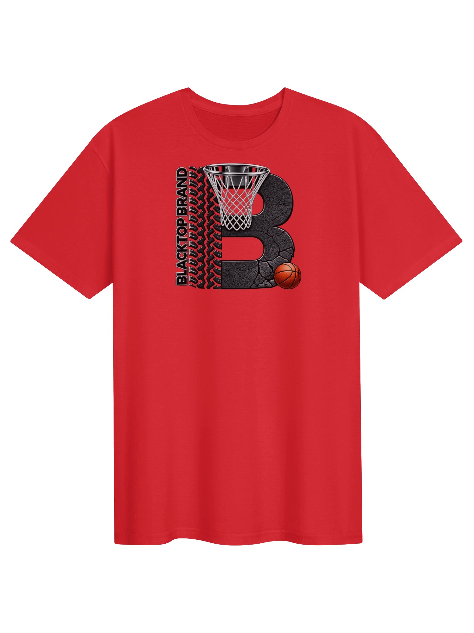 Blacktop Brand Basketball Logo Tee product image (1)