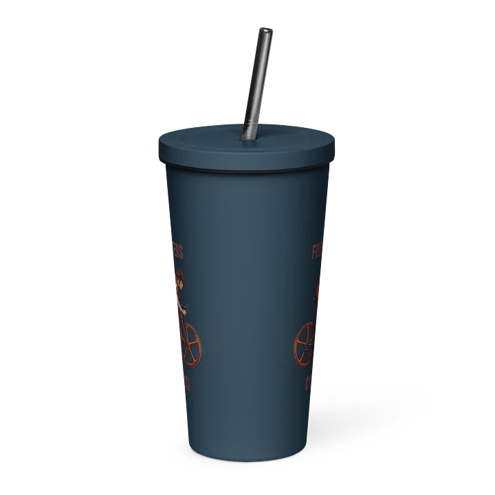 Firefighter Athlete Tumbler with Straw | Ladies Cycling Edition product image (10)