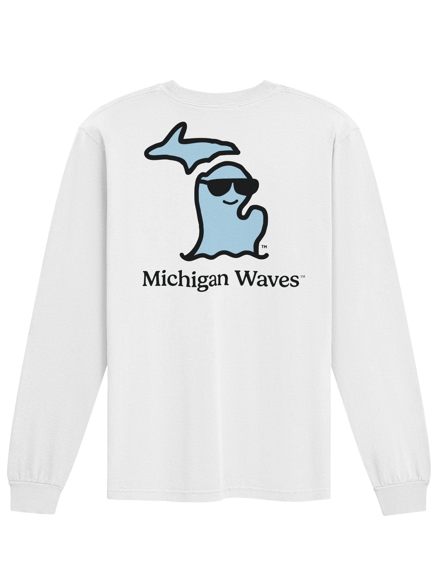Michigan Waves™ Heavyweight Cotton Long Sleeve Tee product image (1)