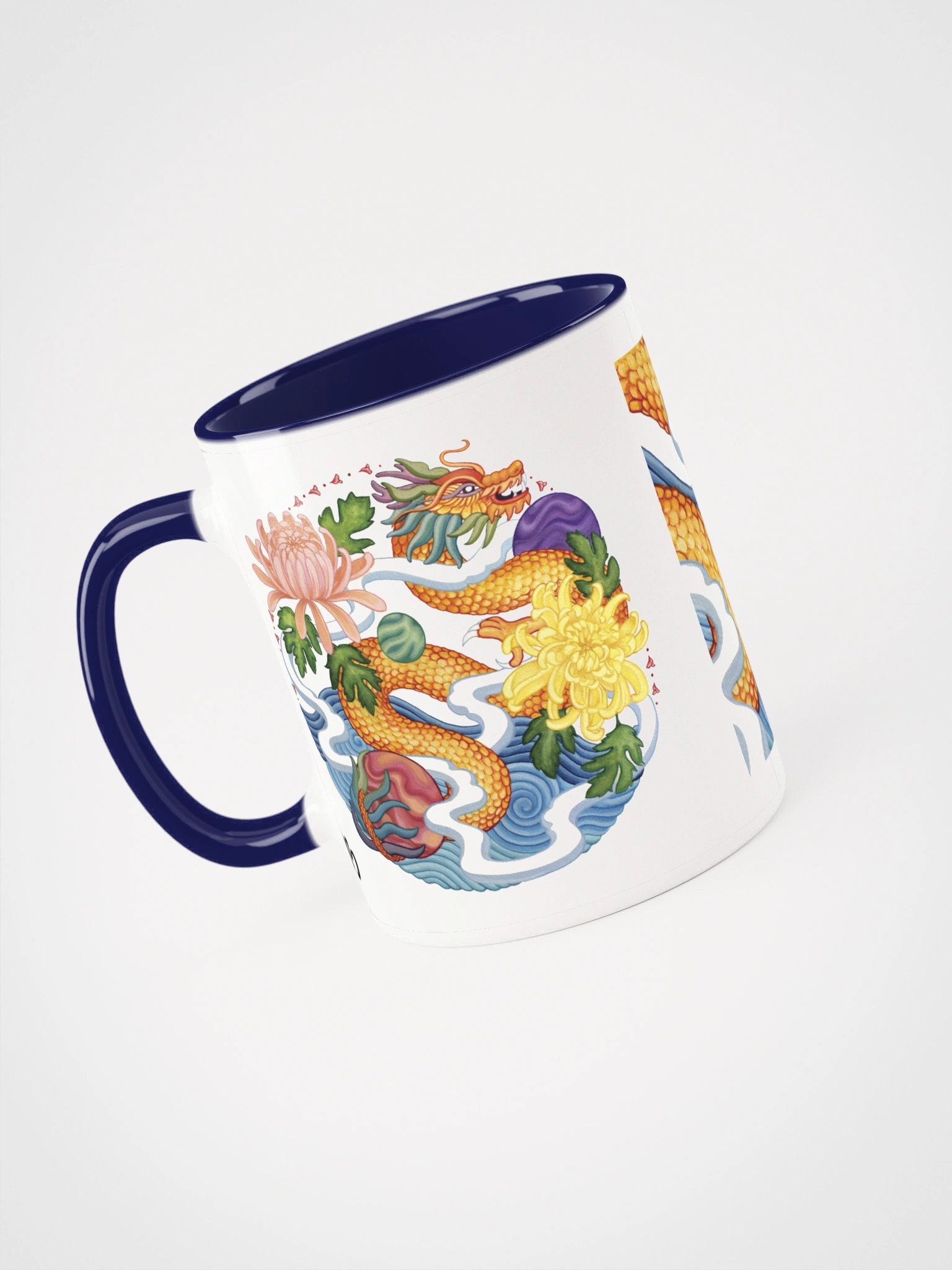 "Dragon & Chrysanthemums" - Ceramic Mug product image (13)