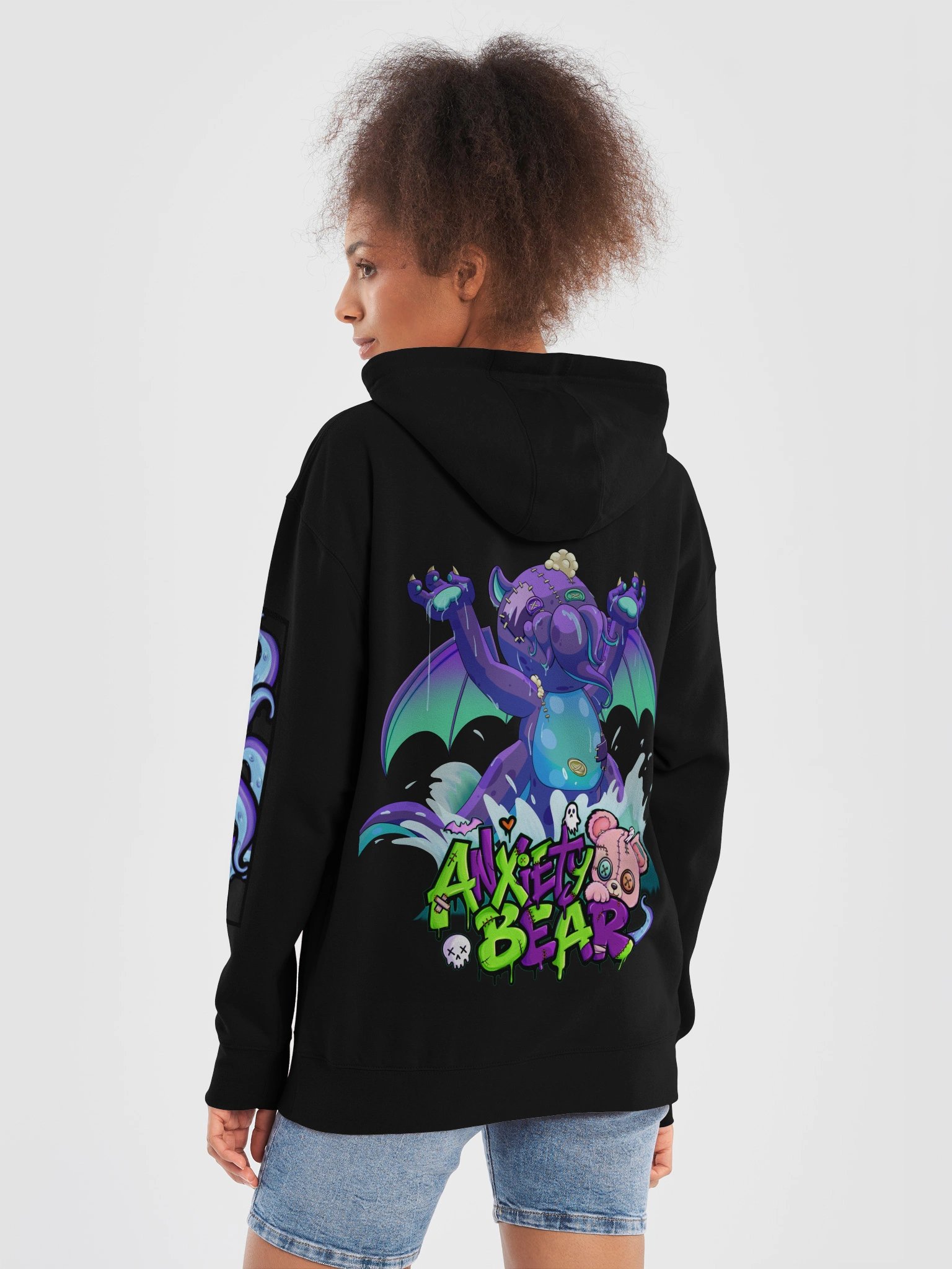 Anxiety Bear Scare Bear: Bearthulu Hoodie product image (87)