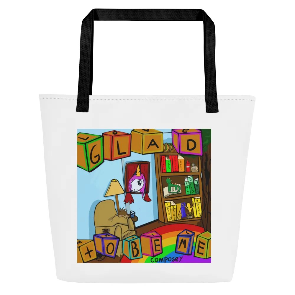 Glad To Be Me tote bag product image (2)