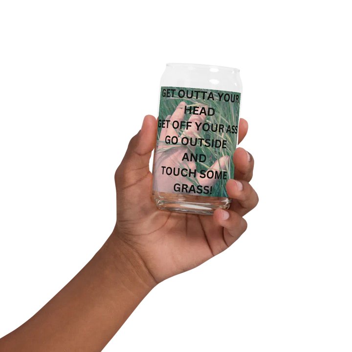 Get Outta Your Head Drink Glass w/straw product image (32)