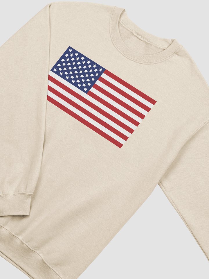 Classic American Flag Sweatshirt – Bold, Timeless & Cozy product image (2)