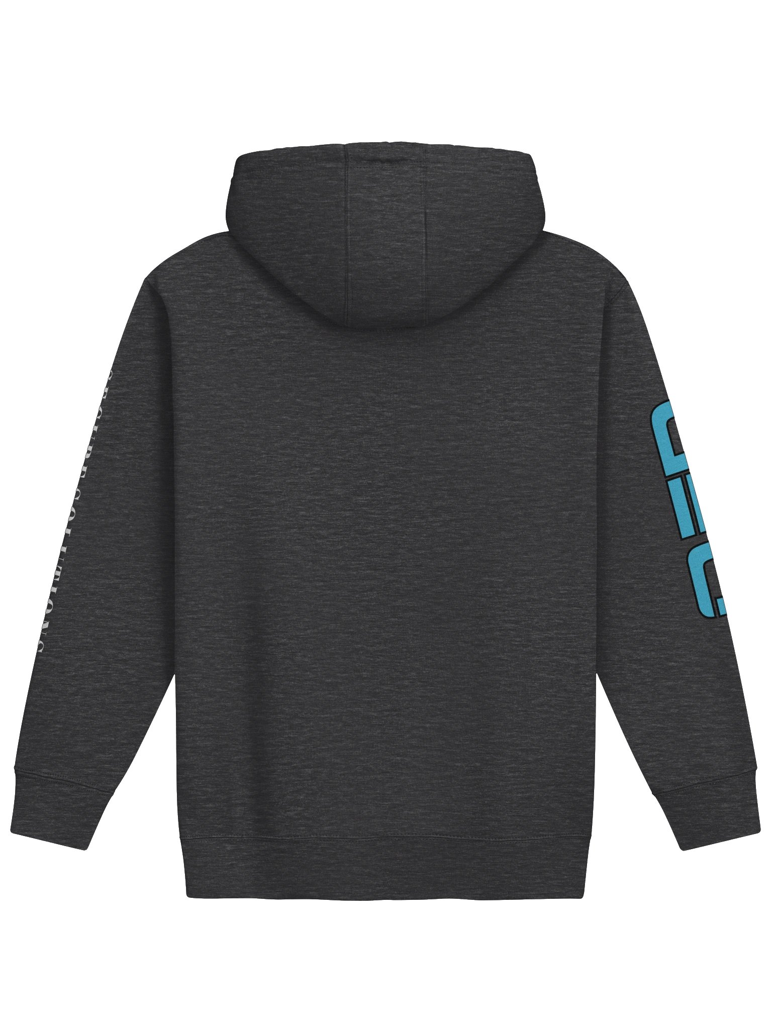 QED Grey Hoodie w/ Logo on Sleeves product image (2)