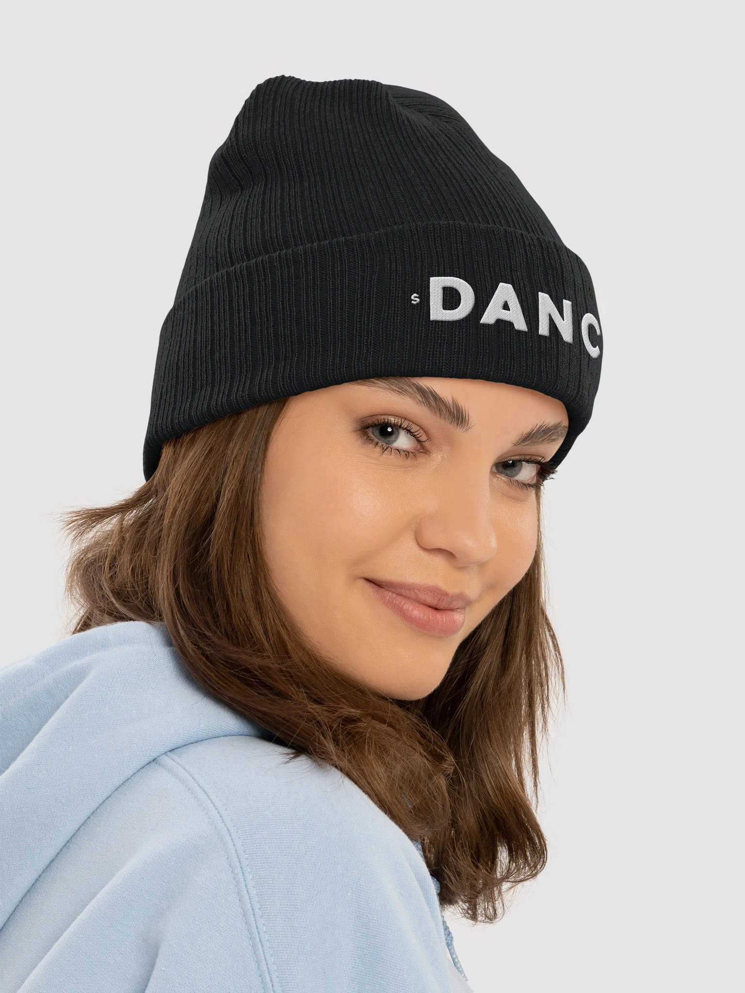 DANCE Ribbed Knit Beanie - Black product image (2)