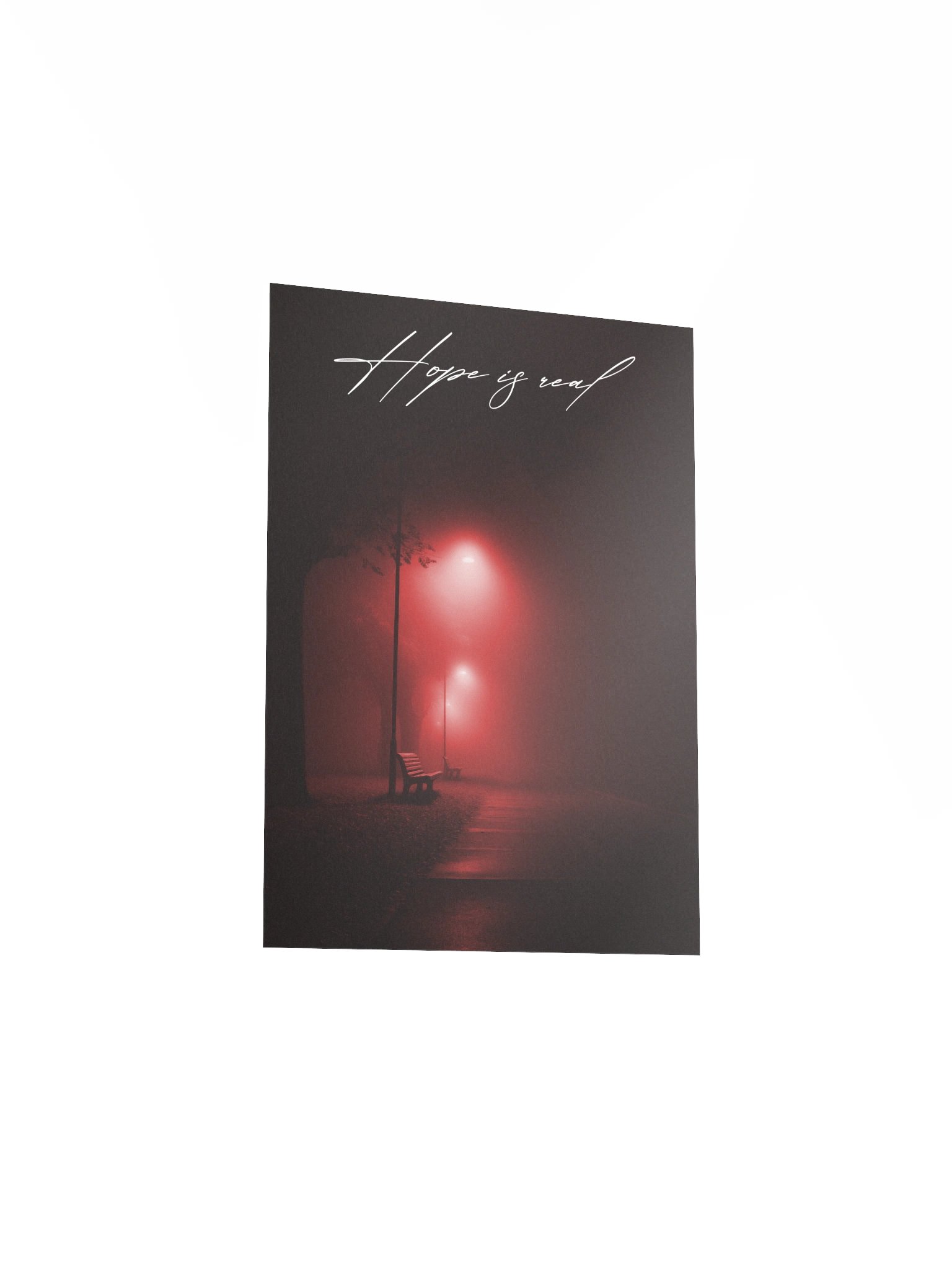 "Hope is real" Handwritten Matte Poster product image (15)