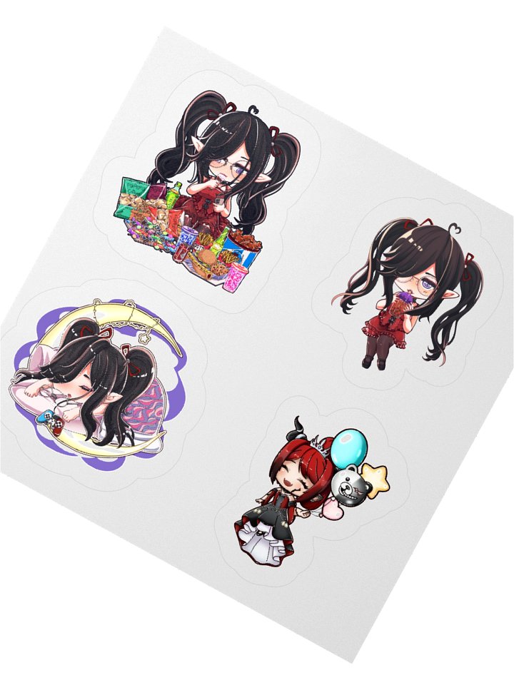 Chibi Delights Kiss Cut Stickers Set product image (2)
