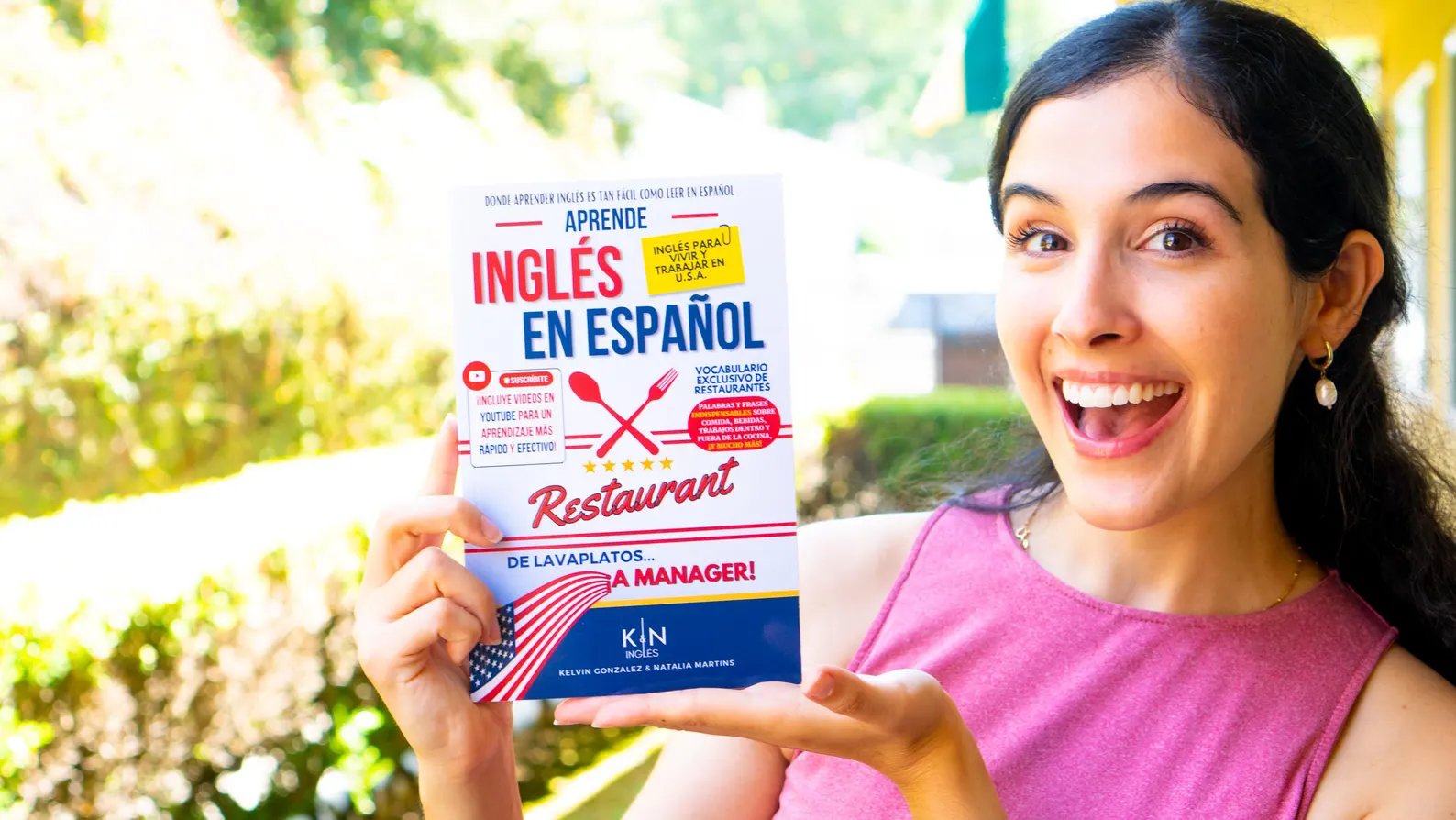 EDICIÓN 2023 Vocabulario Restaurante - Aprende Inglés con Pronunciación en Español - KNinglés product image (5)
