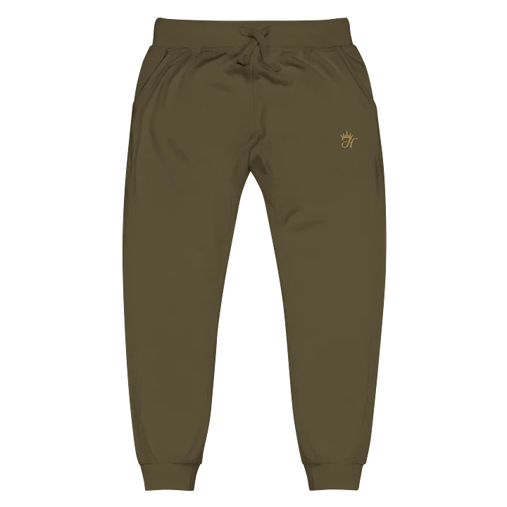 Crown-Her Set Apart Jogger — Military Green / Antique Gold product image (1)