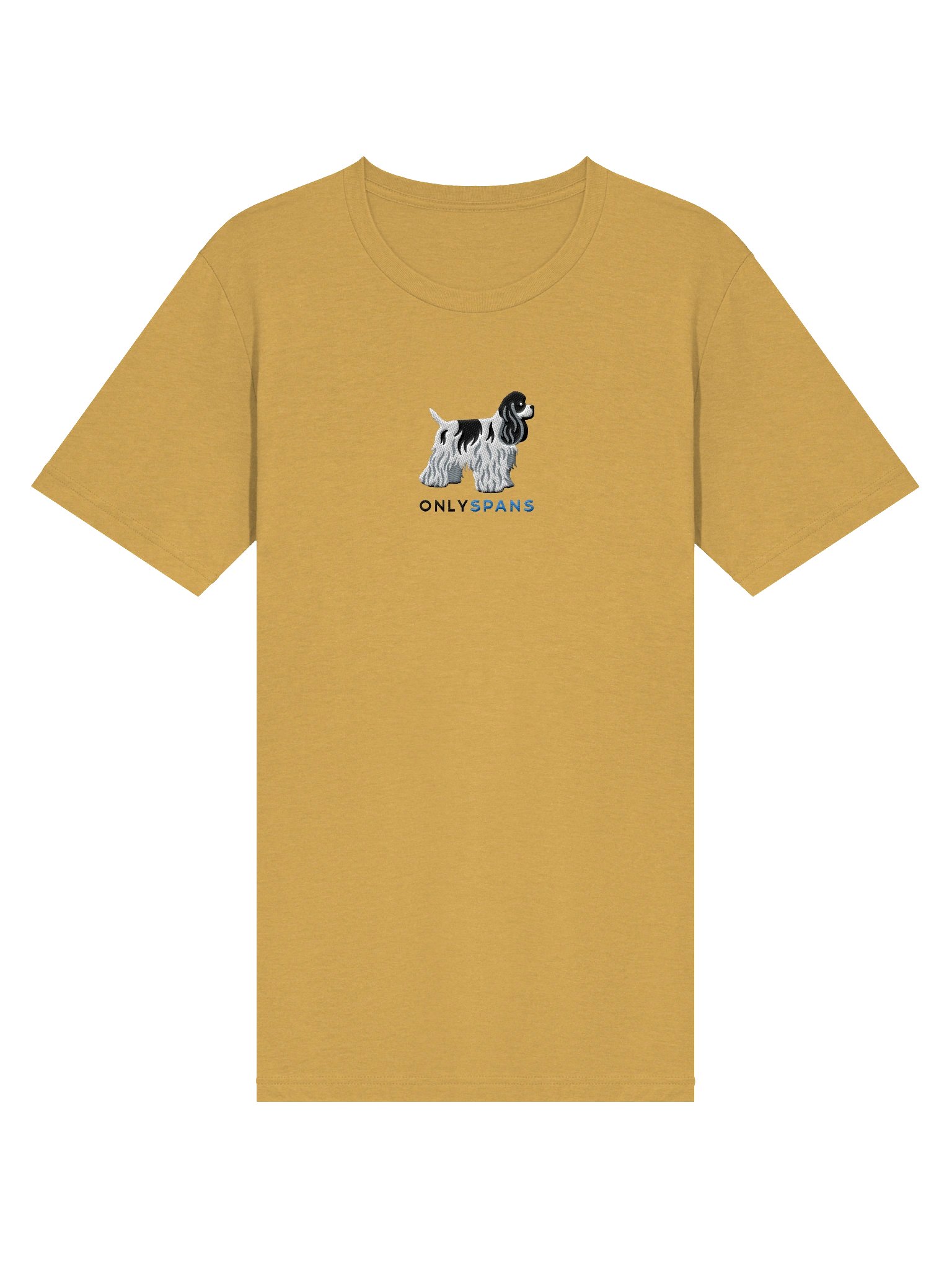 Only Spans T-Shirt(Embroidered) of an American Cocker Spaniel(Black & White) product image (51)