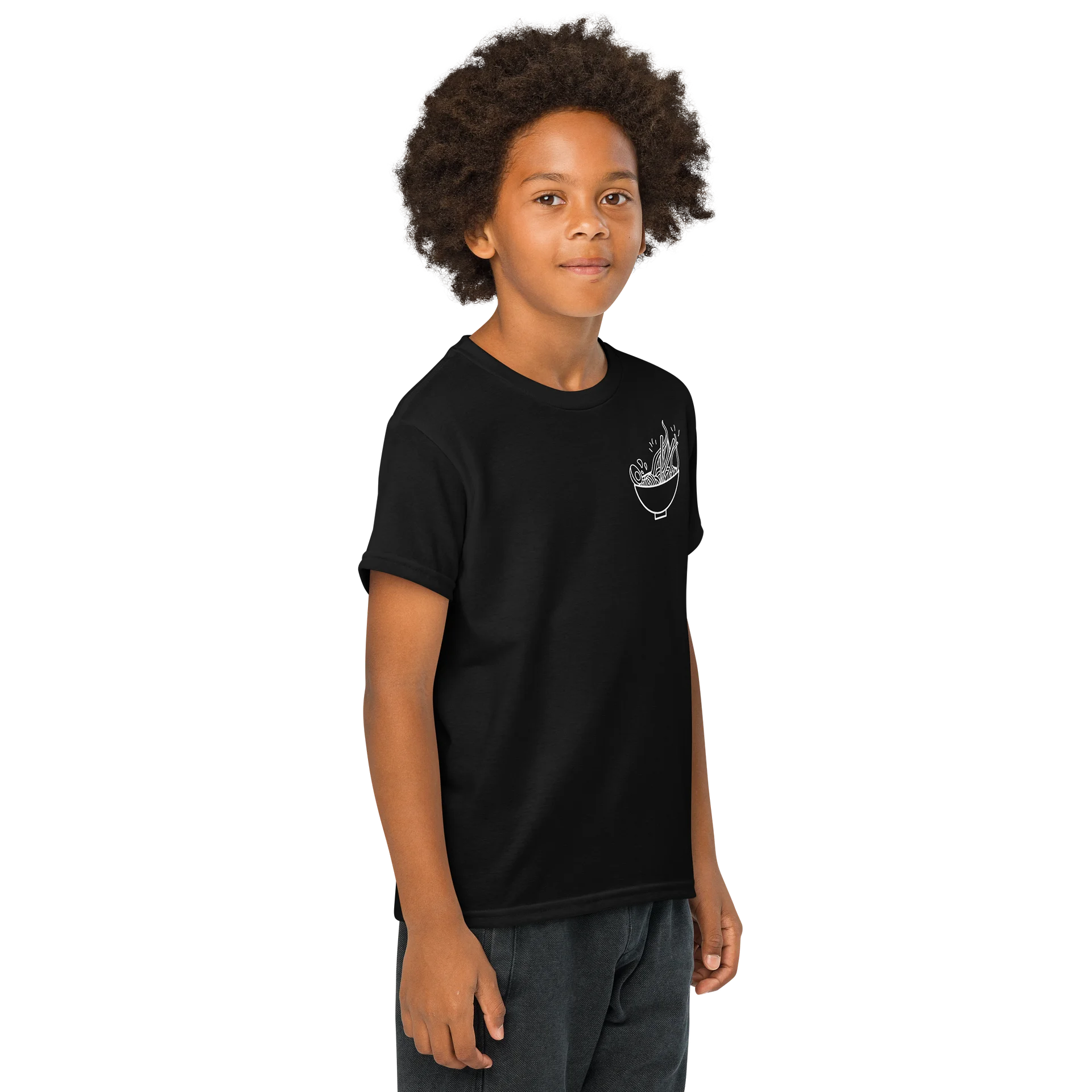 Youth Typography Comfort T-Shirt Dark product image (3)