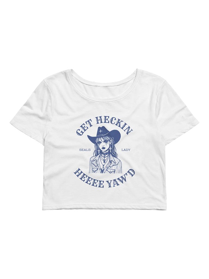 Heeee Yaw Crop Top - Blue product image (1)
