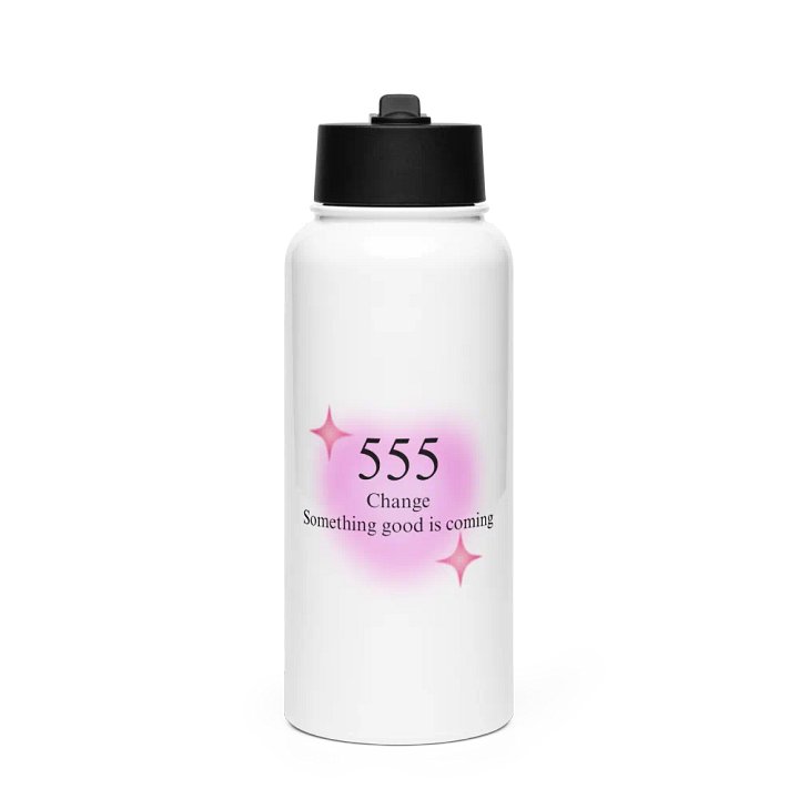 "555" Angel Number Insulated Bottle product image (1)