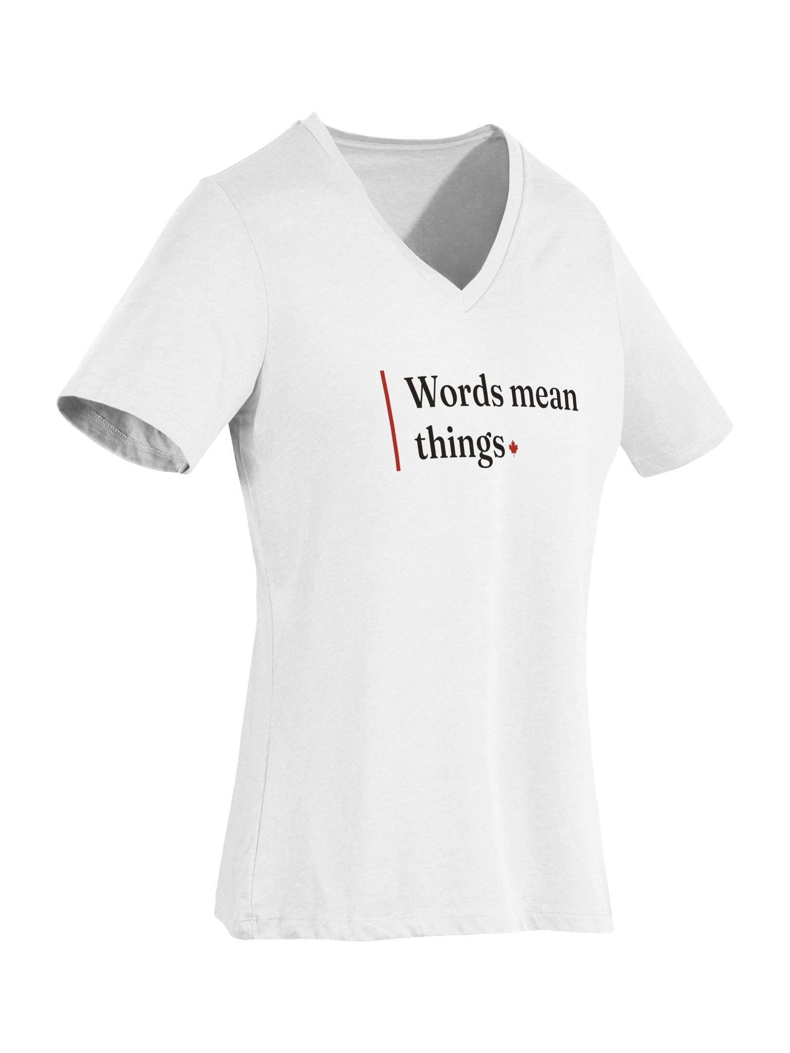 The V-Neck — Solid White Blend product image (6)