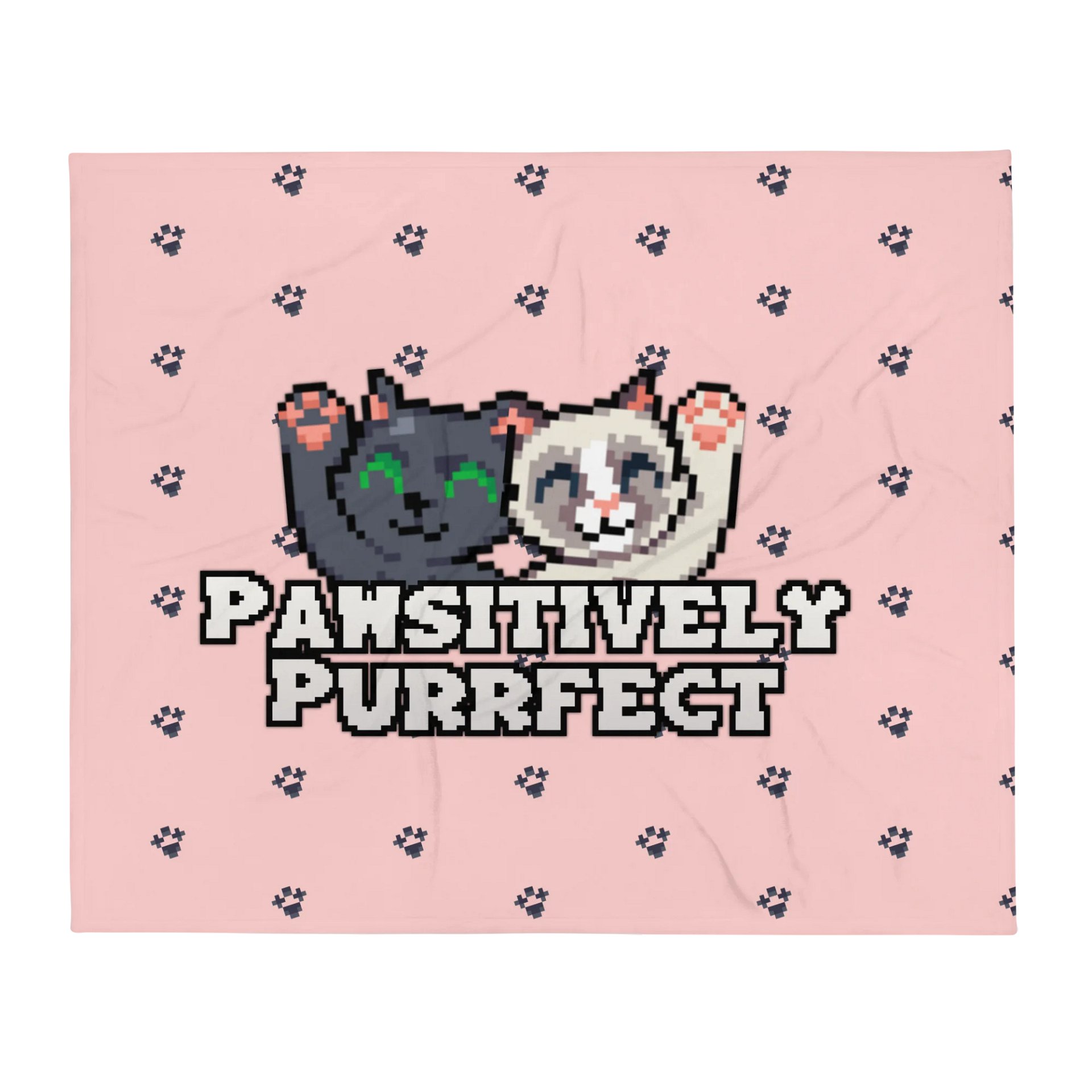 Pawsitively Purrfect Throw Blanket product image (1)