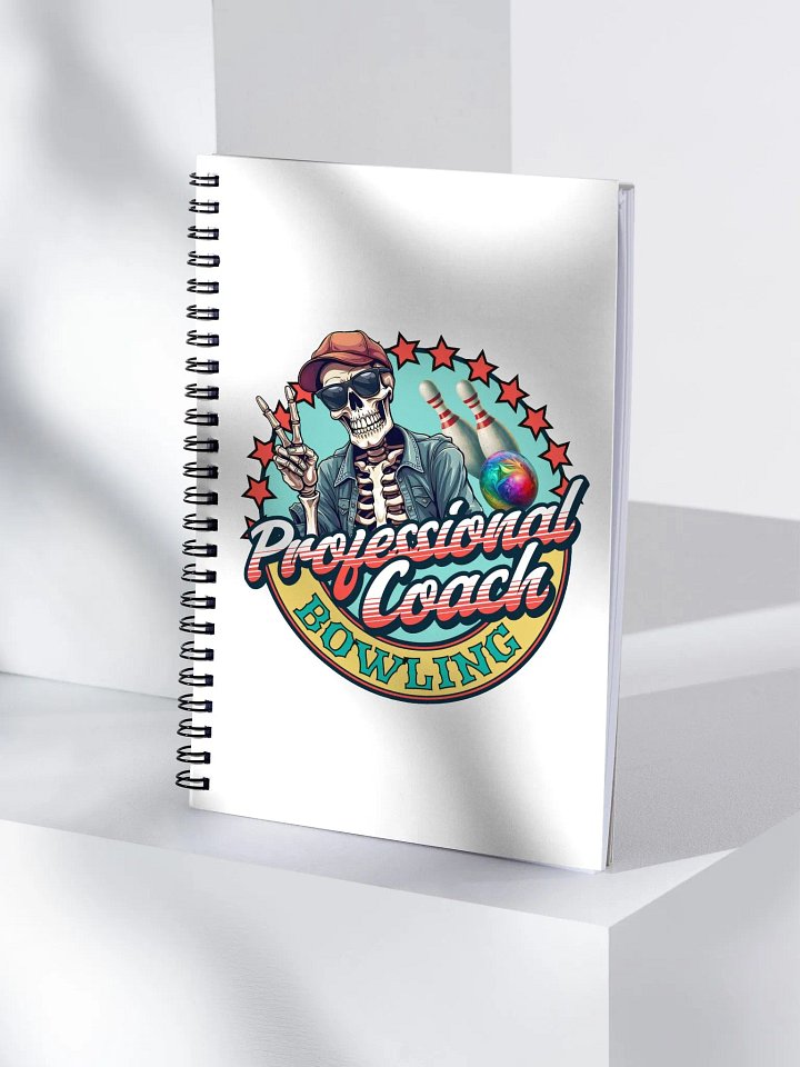 Professional Coach Bowling Skeleton Notebook product image (1)