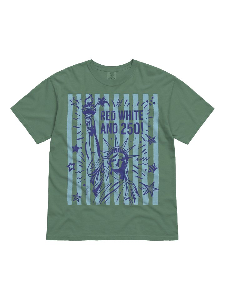 Red, White, And 250, USA Bday T Shirt product image (12)