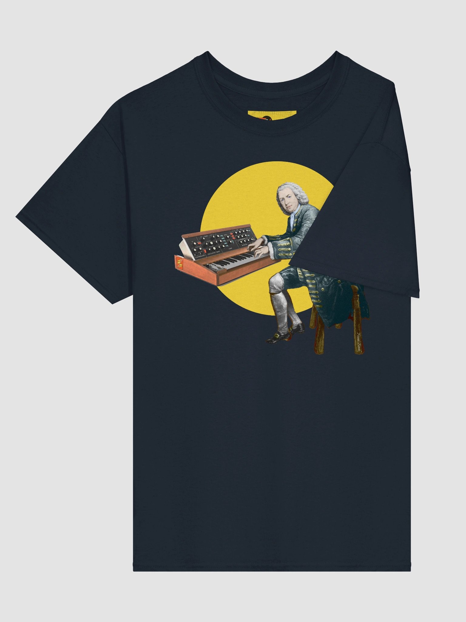 Prelude and Moogue by Frank Fonik (Mini mOOg Tribute), Techno EDM Unisex T-Shirt product image (3)