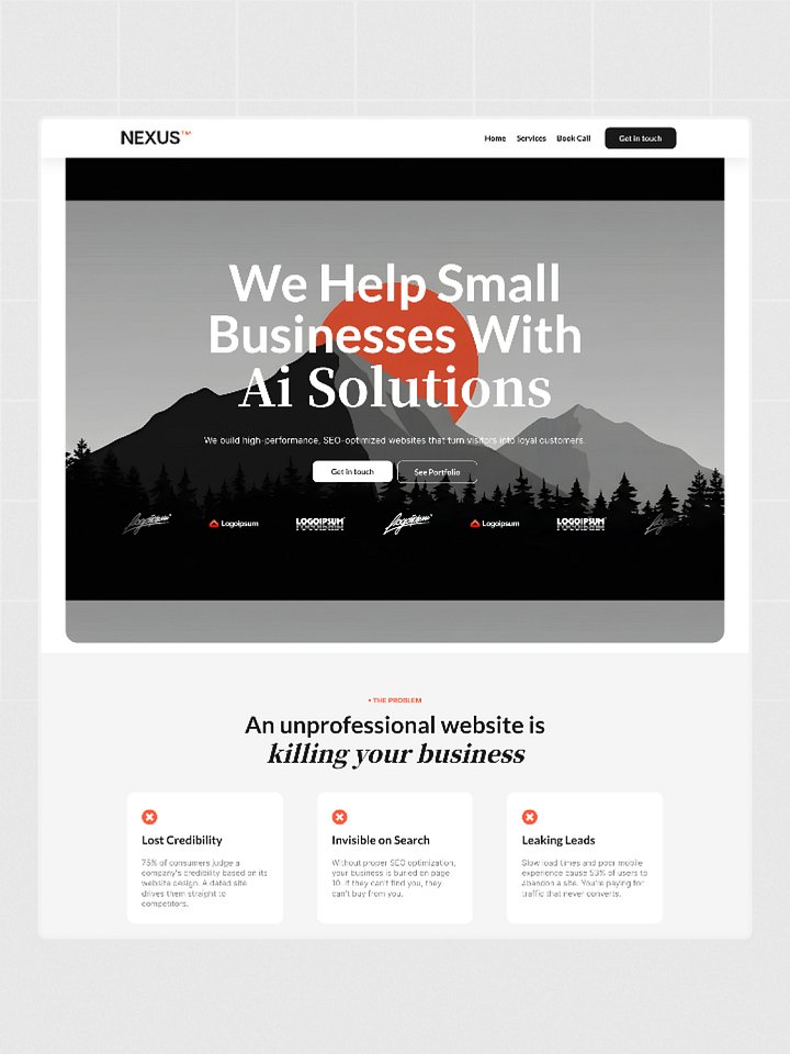 Nexus Ai - Webdesign Agency Website Template product image (1)