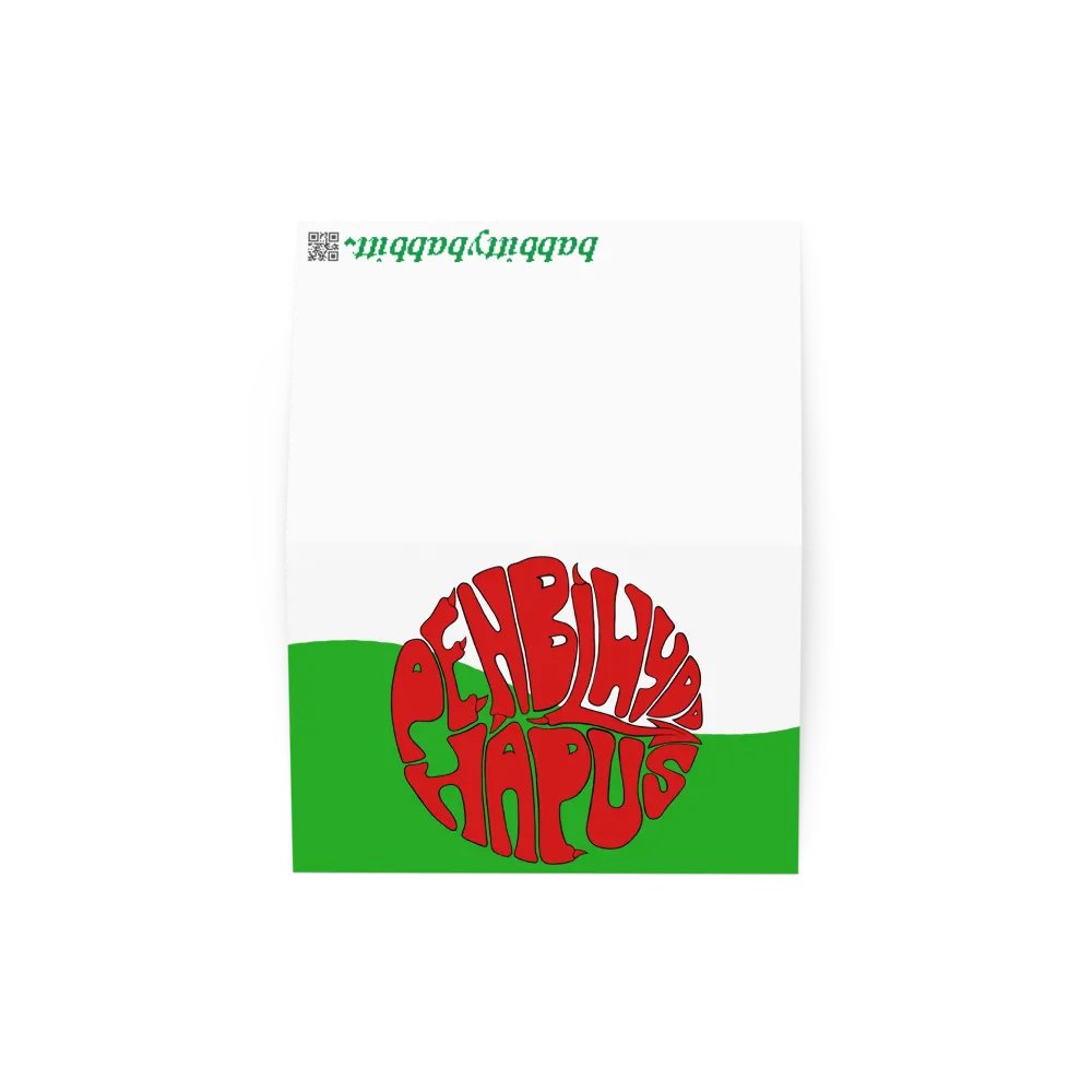 Penblwydd Hapus landscape greetings card product image (4)